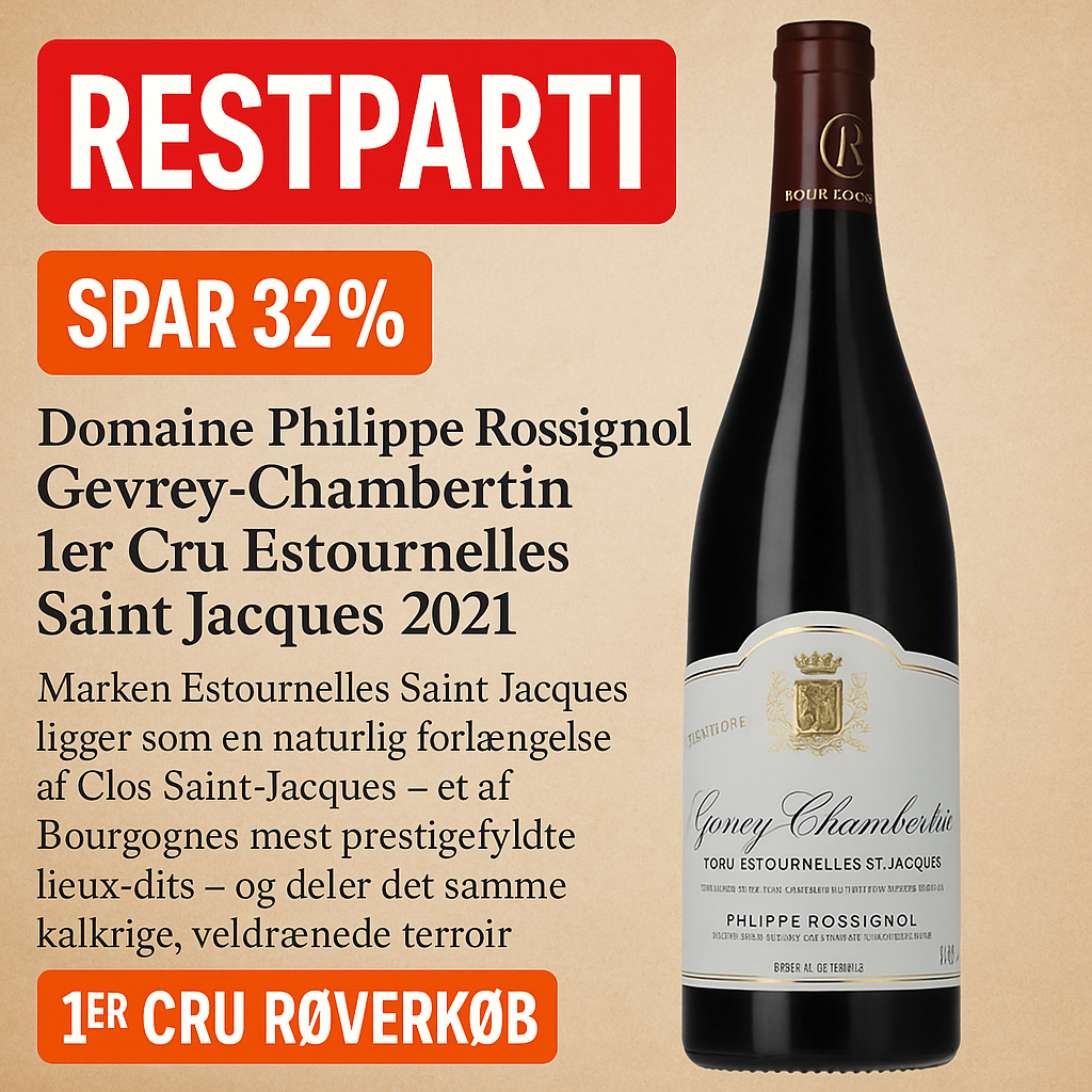 Philippe Rossignol Gevrey-Chambertin 1er Cru 'Estournelles St Jacques' 2021