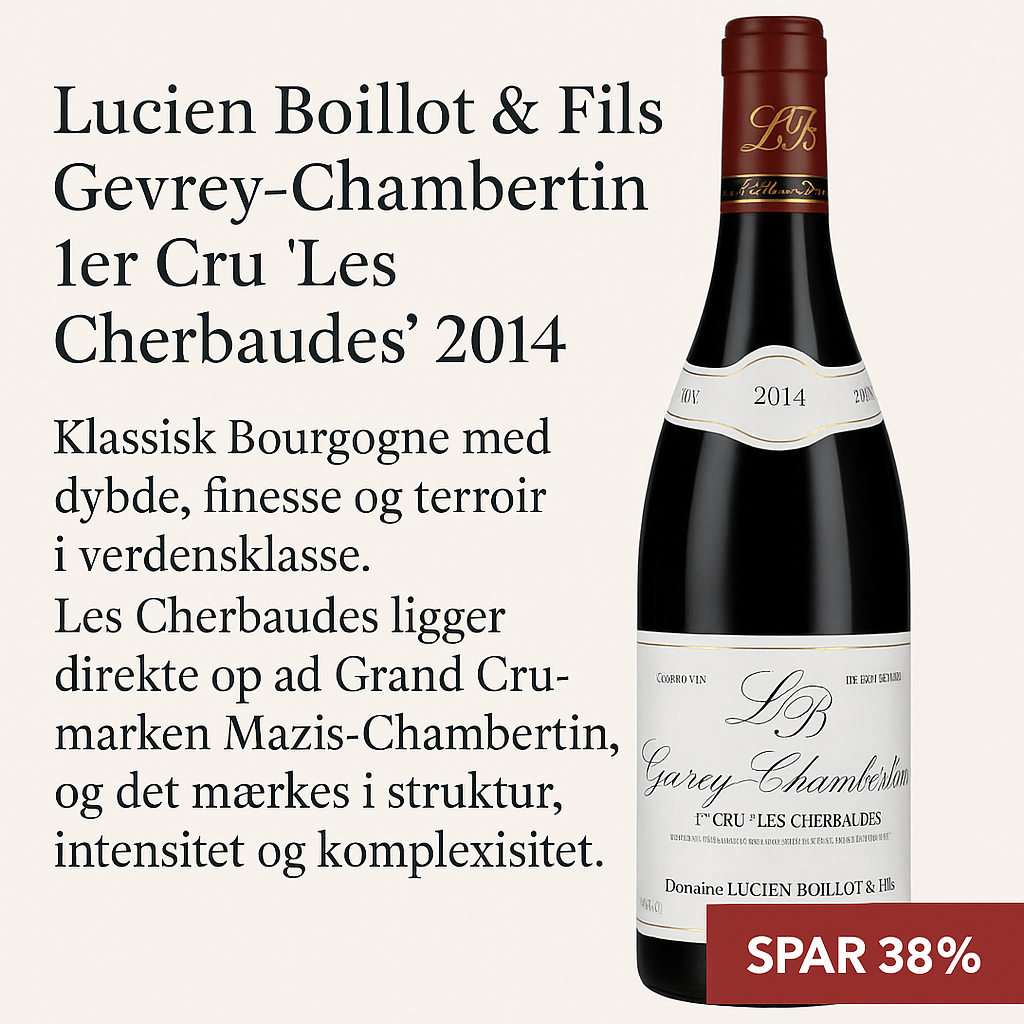 Lucien Boillot & Fils Gevrey-Chambertin 1er Cru 'Les Cherbaudes' 2014