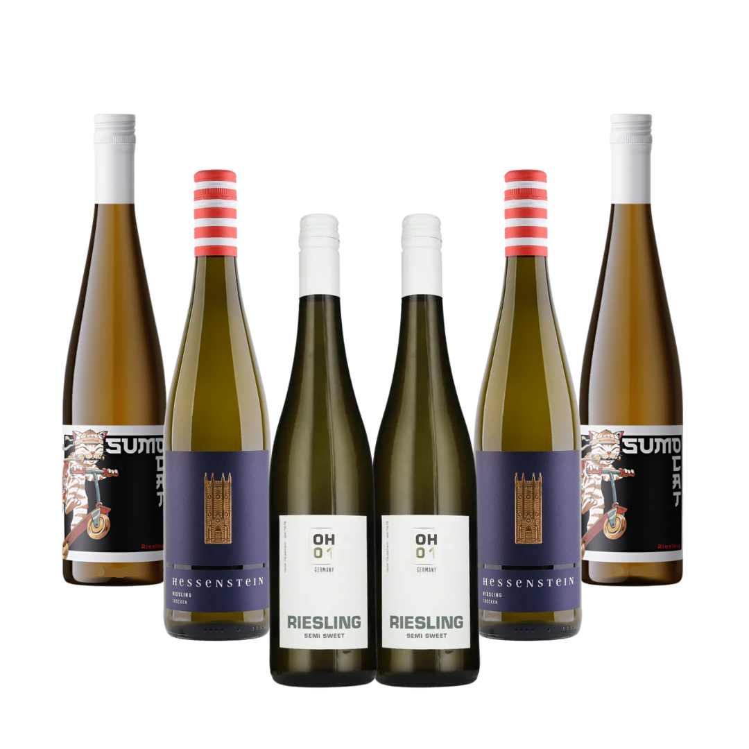 Tysk sprød og harmonisk Riesling Smagekasse